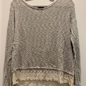 Wet Seal Lace Sweater